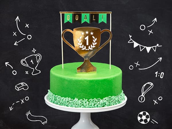 FOTBOLL Tårtdekoration