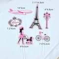 Miniatyrbillede 3 af 3: Kagetopper PARIS KVINDE sæt med 6