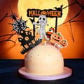 Miniatyrbillede 3 af 3: HALLOWEEN ZOMBIE kagetopper sæt med 5