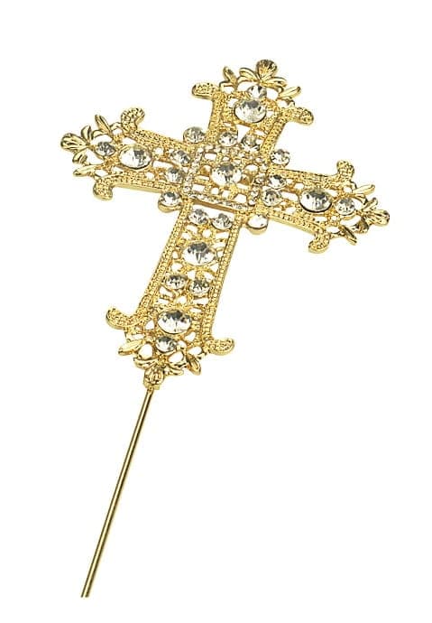 Metalltopp GULDKORS MED DIAMANTER