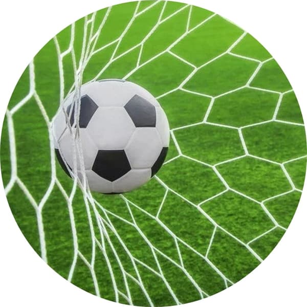 Kagevaffel FODBOLDMÅL 20cm