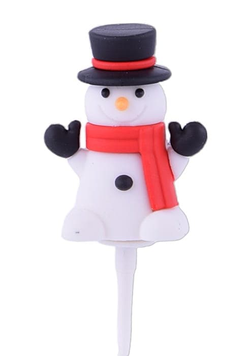 PVC juledekorationstopper snemand