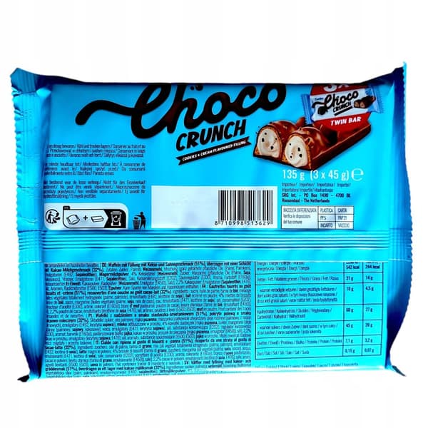 Fundiez Choco Crunch Cookies & Cream 135g