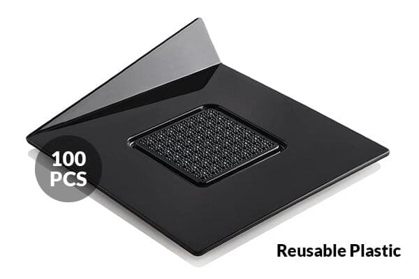Monoportion Banquetbas 83x83mm/100st svart