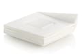 Miniatyrbillede 3 af 3: Monoportion Banquette-base 83x83mm/25 stk. hvid