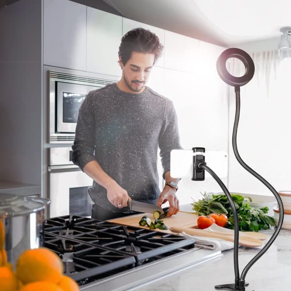 Ring light för smartphone Ø8,5