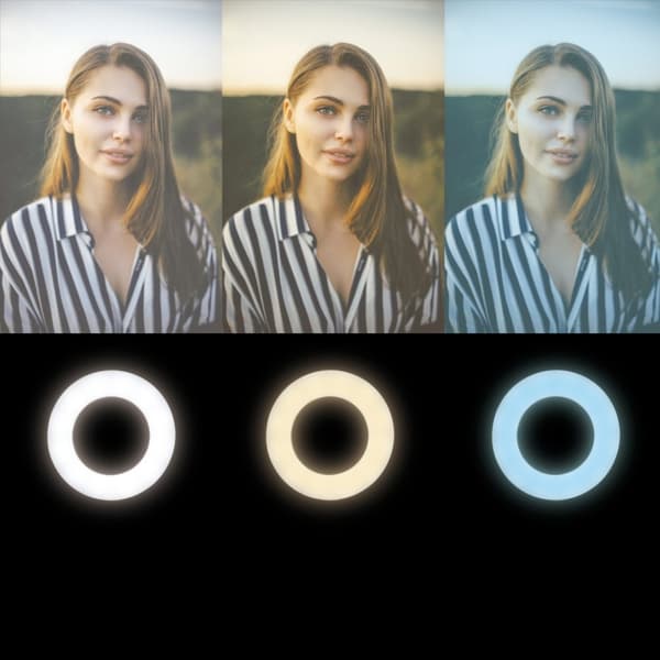 Ring light för smartphone Ø8,5