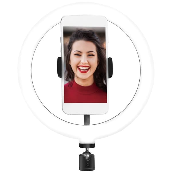 LogiLink Ringlys for smarttelefon Ø20 cm uten stativ