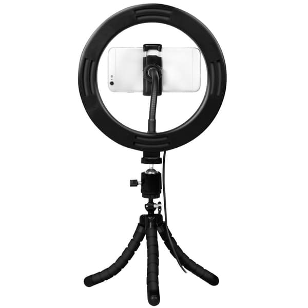 LogiLink Ringlys for smarttelefon Ø20 cm uten stativ