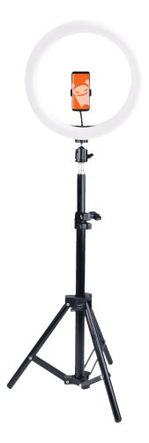 Gadgetmonster Vlogging Kit - Komplett Vlogg-kit med LED-ringbelysning och golvstativ