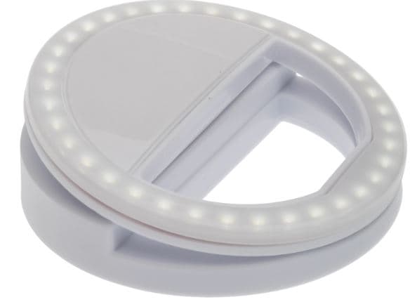 Selfie-lampe, hvid