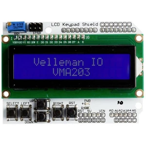 Whadda WPSH203 Connected Button Shield Lämplig för (utvecklingssatser): Arduino