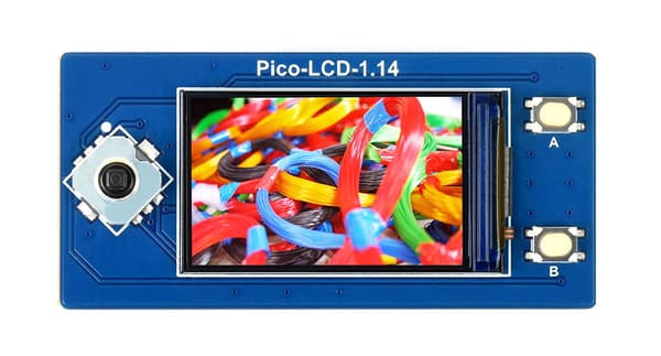 1,14" IPS-skærm til Raspberry Pi Pico 240×135 SPI
