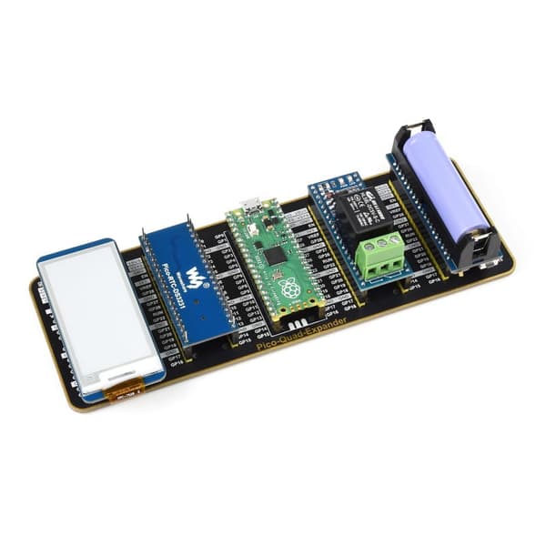 Quad-udvidelse - Quad-portudvidelse til Raspberry Pi Pico