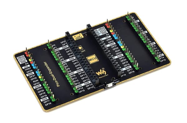 Dobbelt expander - Dobbeltportsudvidelse til Raspberry Pi Pico
