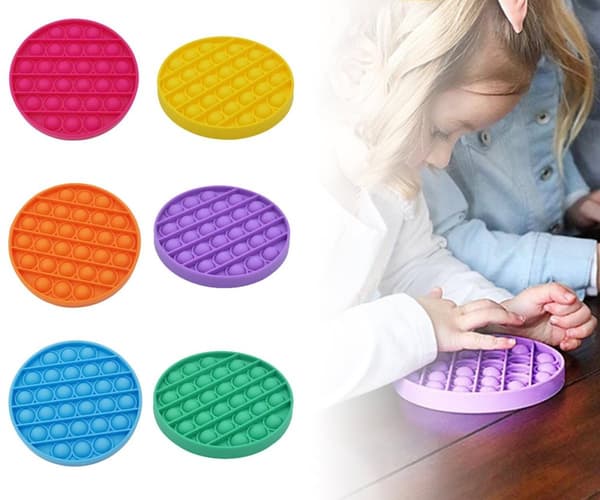 Push pop Bubble Sensory Fidget -lelu Punainen One-size