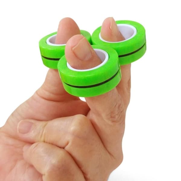 3-Pak - Magnetiske Ringer / Fidget Toys - Magnetkuler
