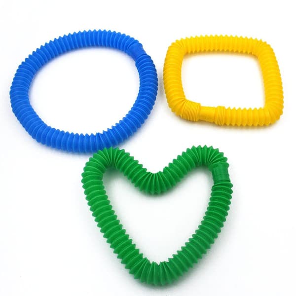 4-Pak - Pop Tube - Fidget Toys - Leke / Sensorisk