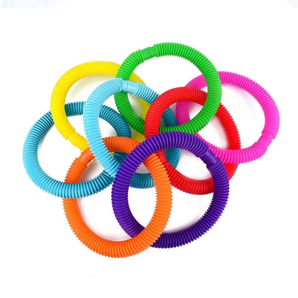 4-Pak - Pop Tube - Fidget Toys - Leke / Sensorisk