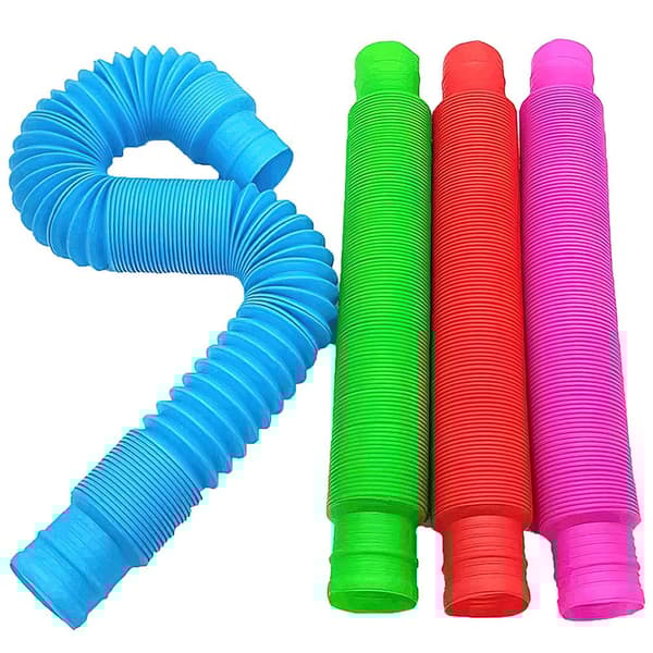 4-Pak - Pop Tube - Fidget Toys - Leke / Sensorisk