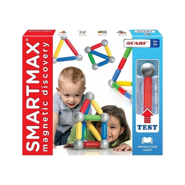 Magnetkonstruktionsspel - SMARTMAX - Discovery - 23 stycken - Blandat - Från 18 månader
