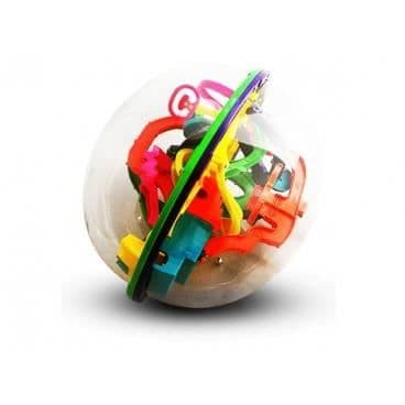 Särskild 3D-labyrint pusselbollform med 208 stegs brain teaser brain teaser pusselspel