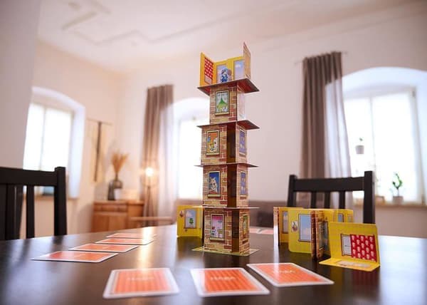 Brädspel - HABA - Rhino Hero - 3D-konstruktion - Från 5 år