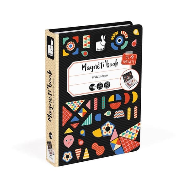 JANOD - Magnéti'book Moduloform, 43 magneter - Från 3 år