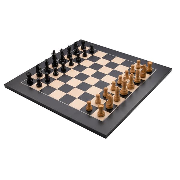 Longfield Chess Set  Black Maple 50 mm