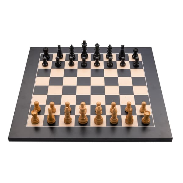 Longfield Chess Set  Black Maple 40 mm