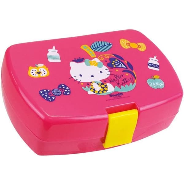 Jemini barnsnackbox - Hello Kitty Acidulée - Rosa - Exteriör