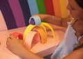 Miniatyrbild 5 av 6: Little L - Multicolored Silicone Rainbow - COOL KIDS PROJEKT