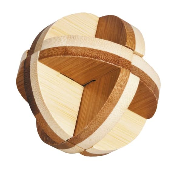 Fridolin - Bambu boll pussel 3 skivor
