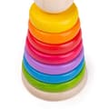 Miniatyrbild 2 av 4: Bigjigs Toys My First Wooden Rainbow Stacker - Staplingsringar