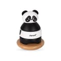 Miniatyrbild 1 av 4: Utvecklingsleksak i trä - Janod - Culbuto Panda - Svart - Blandad - Från 12 månader