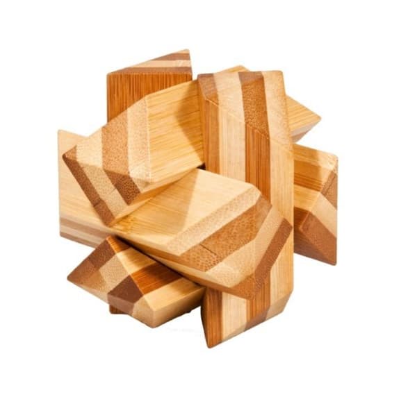 Bambu träpussel: Interlacing
