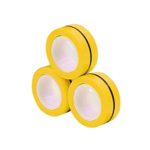 Fingerspel - SHOP-STORY - Rolling Fingers Gul - Anti-stress - Flerfärgad - Set med 3