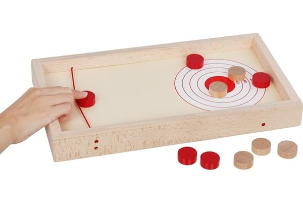 Goki - Super Puck 2 i 1 shuffleboard-spel - GOLLNEST & KIESEL