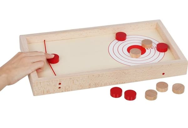 Goki - Super Puck 2 i 1 shuffleboard-spel - GOLLNEST & KIESEL