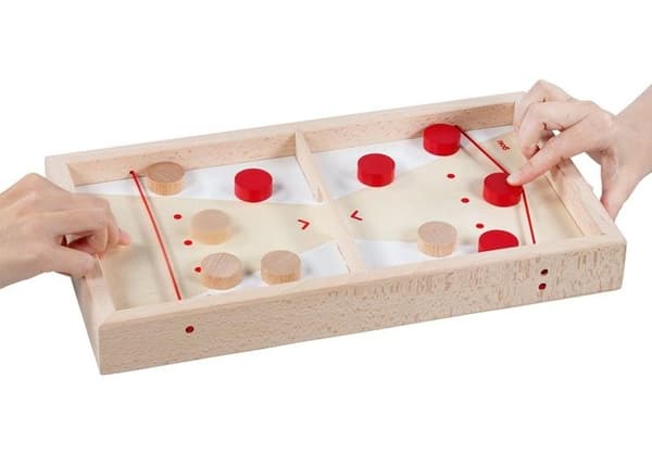 Goki - Super Puck 2 i 1 shuffleboard-spel - GOLLNEST &amp; KIESEL