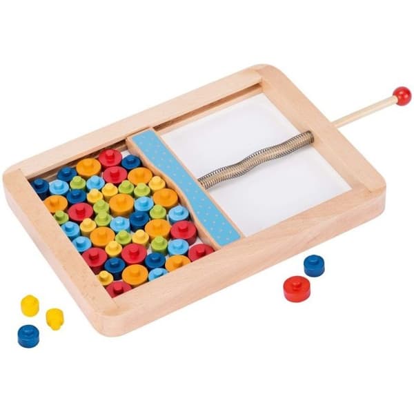 Brädspel - Goki - Mikado av bönder - Flerfärgad - 54 bönder - Från 3 år