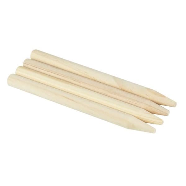 YUENFONG Viking Toss Game Classic Pine Wood Kubb Game med Red King Stor trädgårdsleksak med väska Trädgårdsleksak