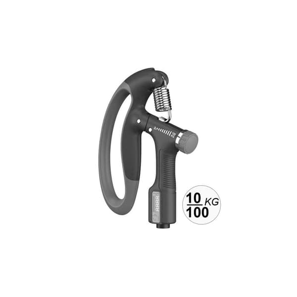 Träningsklämma - DF SPORTS - B206 - Justerbart motstånd 10-100KG - Digital räknare - Svart