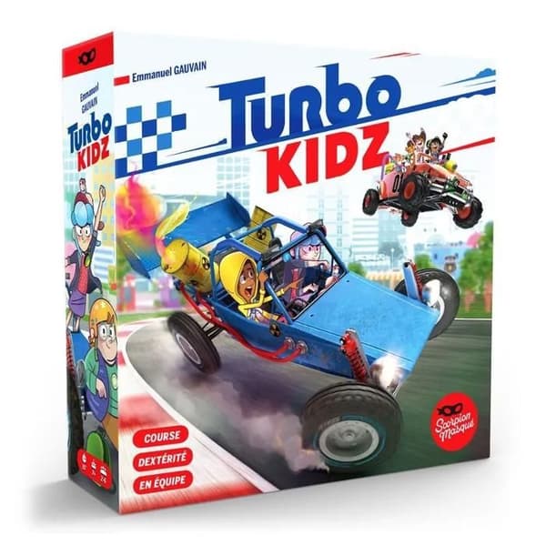 Brädspel - BLACKROCK - Turbo Kidz - Blindfold race - För barn från 7 år och uppåt