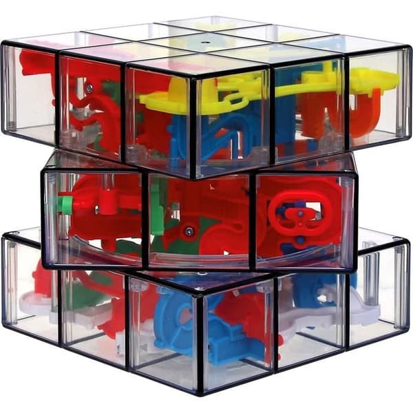 Perplexus - Rubiks 3x3 - 3D Labyrintkurs - Action- och reflexspel - Leksak för barn från 8 år och uppåt