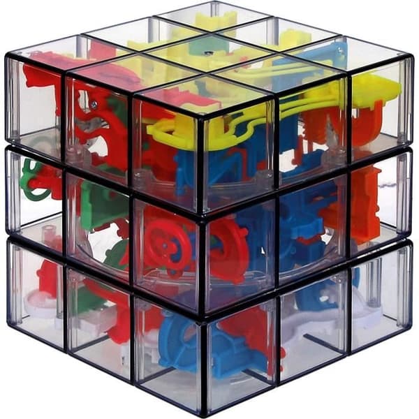 Perplexus - Rubiks 3x3 - 3D Labyrintkurs - Action- och reflexspel - Leksak för barn från 8 år och uppåt