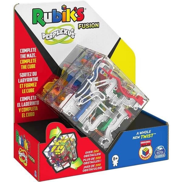Perplexus - Rubiks 3x3 - 3D Labyrintkurs - Action- och reflexspel - Leksak för barn från 8 år och uppåt