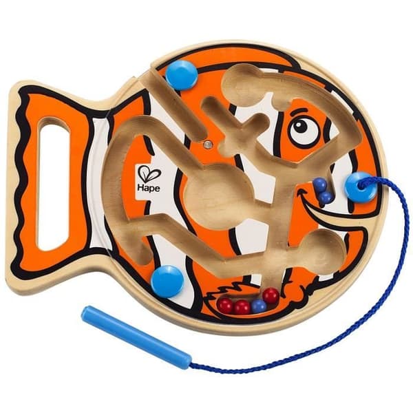 Hape - E1700 - Magnetiska labyrinter - Flytta fisken framåt: Spel och leksaker