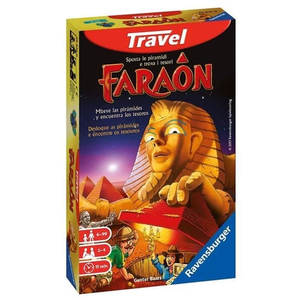 Sällskapsspel - Ravensburger - Faraon Travel - Flerfärgad - 2 spelare eller fler - Från 6 år