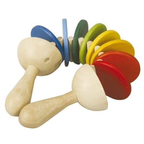Träleksak - PLAN TOYS - Klackskor - Unisex - 18 månader - Röd